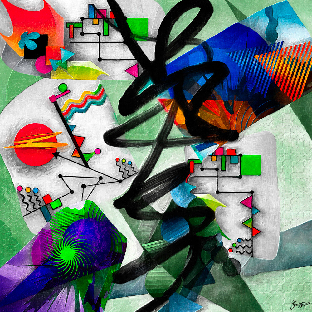 Abstract art by Gina Startup