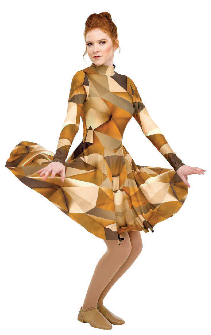 Mock T Long Sleeve Dress