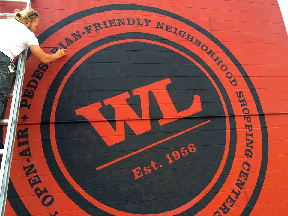 Willow Lawn Logo Mural (Richmond, VA)