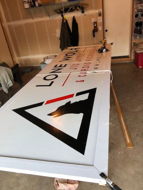 Lone Wolf Jiu-Jitsu Academy signage (Washougal, WA)