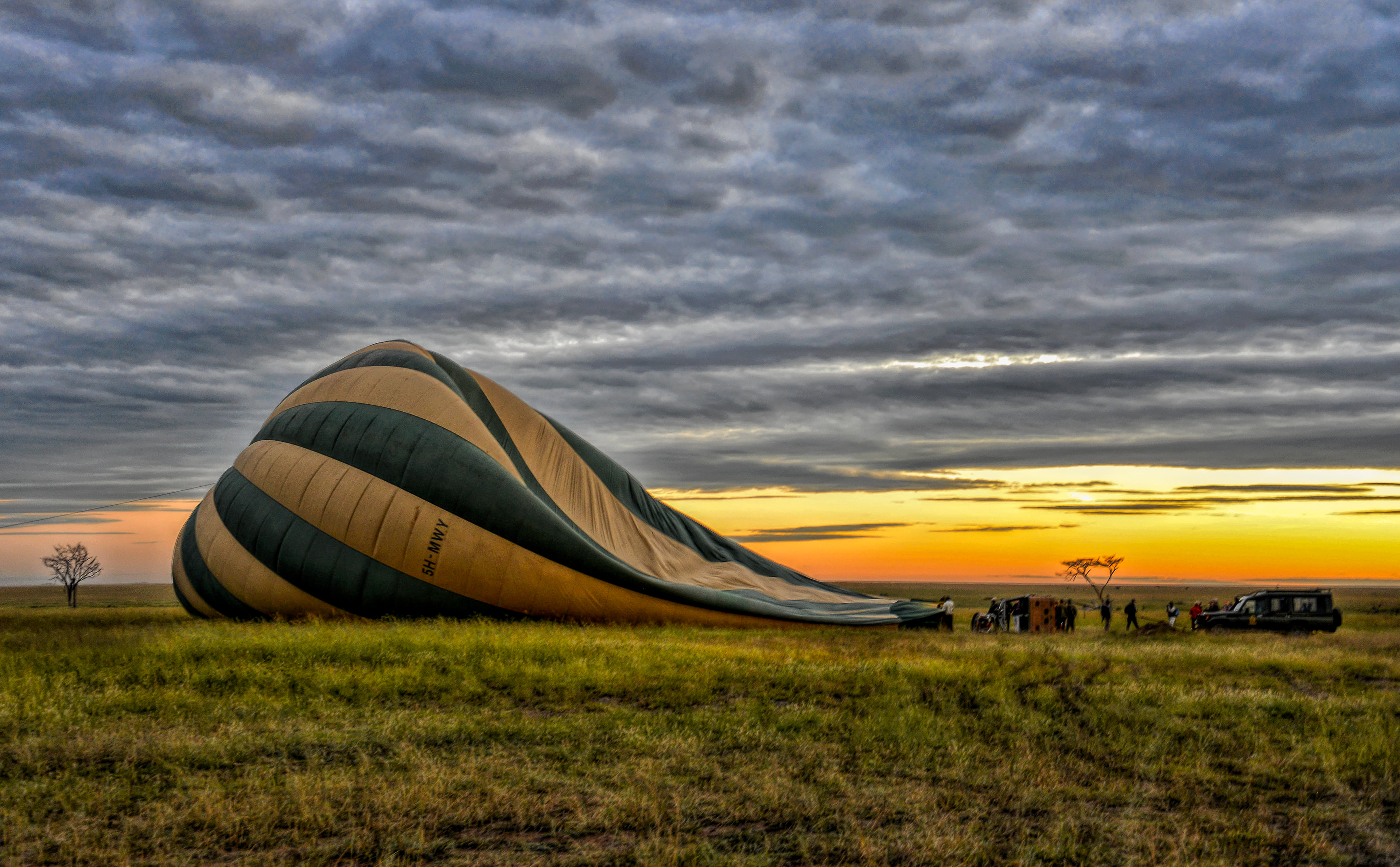 Tanzania balloon ride