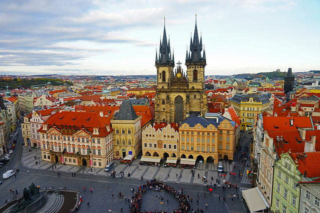 Old Town Square in Prague, Czech Republic