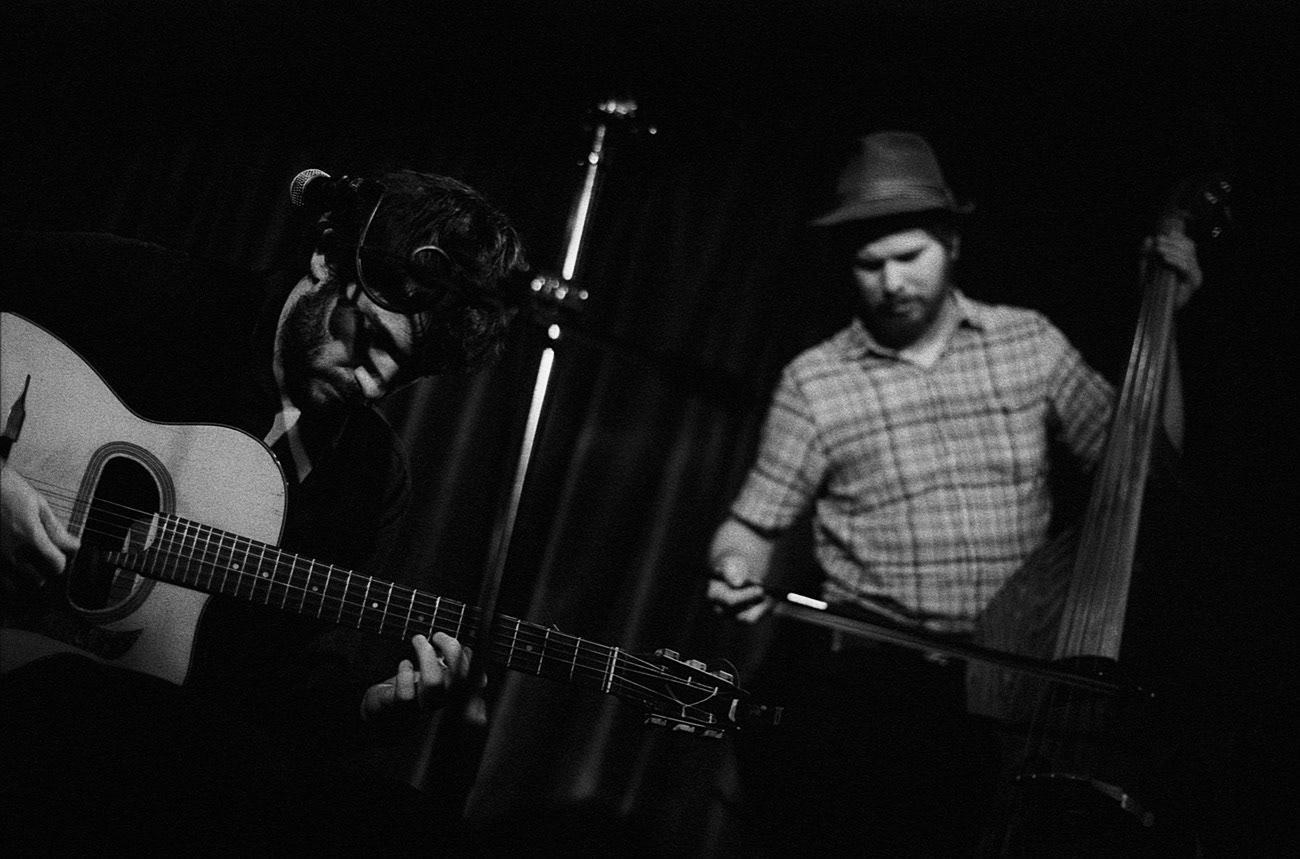 Grégoire Brun, Vojtěch Vasko, Les Gars D'en Bas, Klub Hudební bazar, Ostrava, Czech Republic, 2015