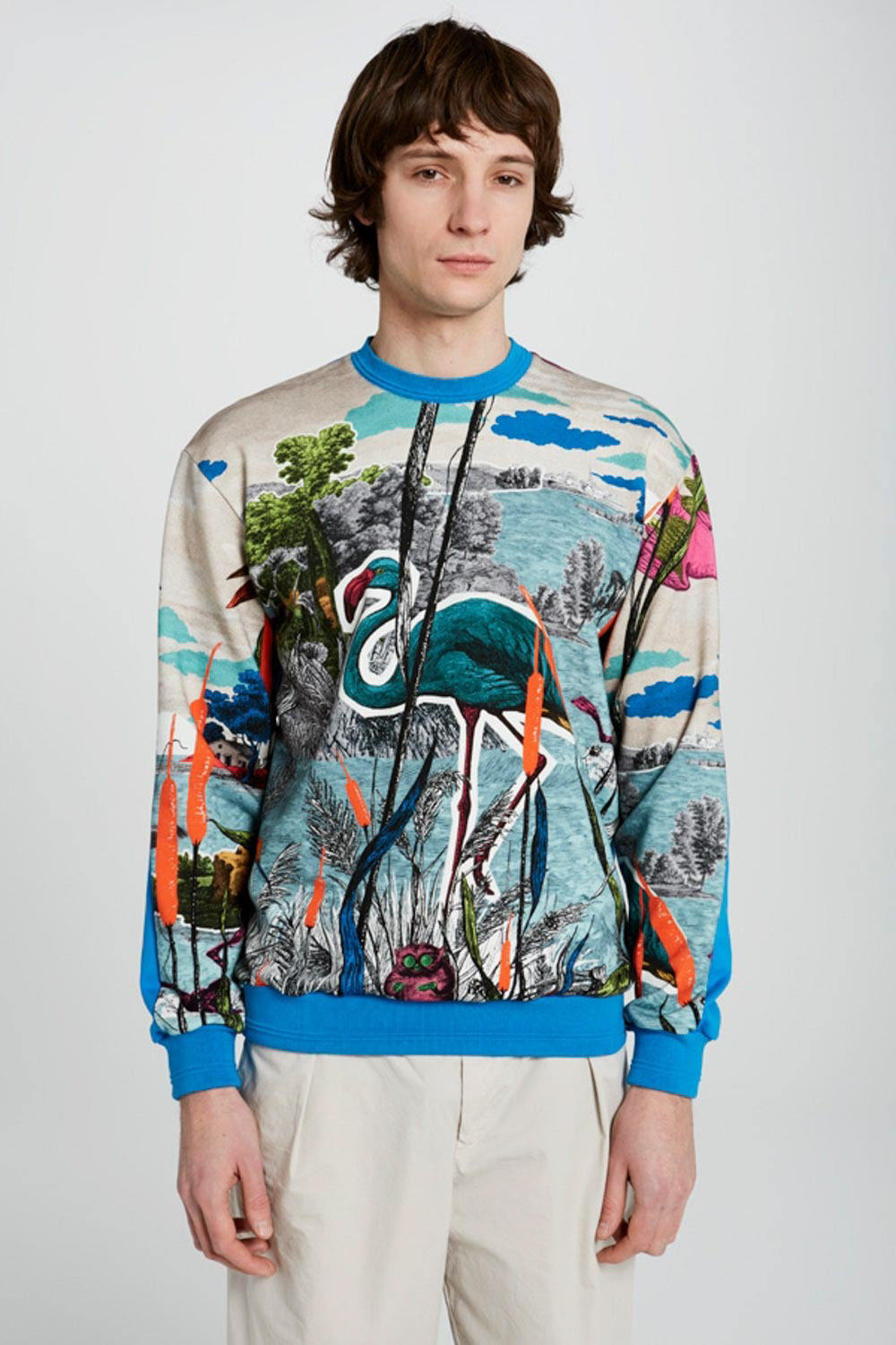 Shooting sweat Rue Begand avec motif camargue de la collection printemps-été 2020